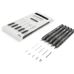 Copic Zestaw cienkopisów Multiliner - Black 5 szt. ><noscript><img width=