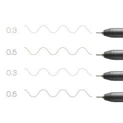 Copic Zestaw cienkopisów Multiliner - Grays 4 szt.