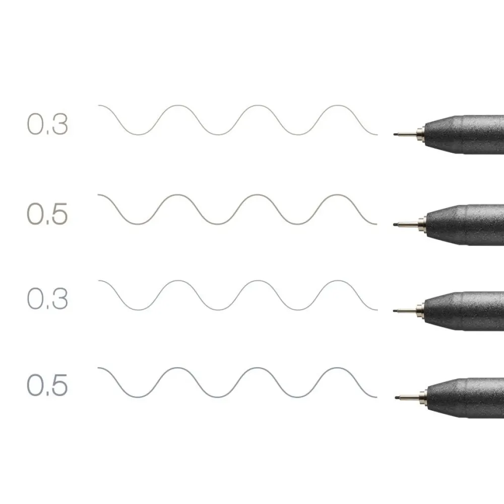Copic Zestaw cienkopisów Multiliner - Grays 4 szt.