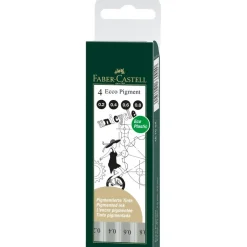 Faber-Castell Zestaw cienkopisów Ecco Pigment - - 4 szt. > Cienkopisy