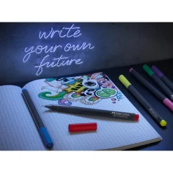 Faber-Castell Zestaw cienkopisów Grip Finepen - - 5 kolorów > Cienkopisy