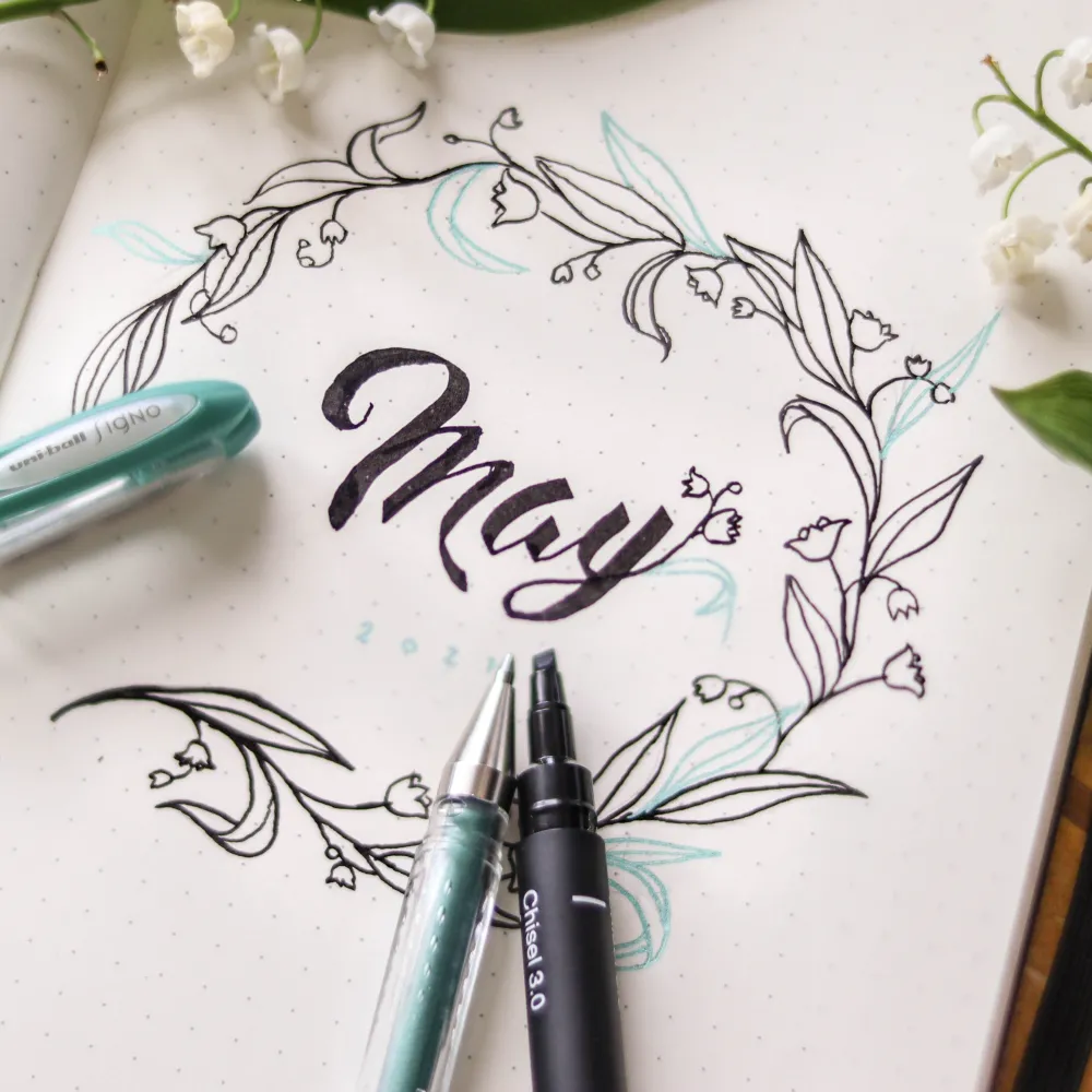 Uni Zestaw cienkopisów kreślarskich Pin 200 Lettering - - 5 szt.