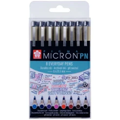 Sakura Zestaw cienkopisów Pigma Micron PN - - 0,5 mm, 8 szt. ><noscript><img width=