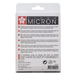 Sakura Zestaw cienkopisów Pigma Micron - - czarne, 10 szt.