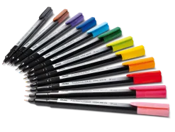 Pentel Zestaw cienkopisów Pointliner Colour 0,4 mm - - 12 szt.