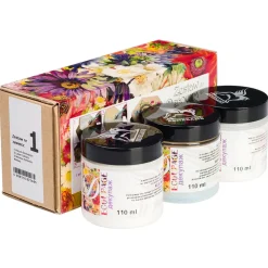 Renesans Zestaw do decoupage z klejem i werniksami - - 3 x 110 ml > Media Do Decoupage