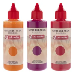 Talens Art Creation Zestaw do farbowania ubrań Tie Dye Textile Silk - - różowy > Farby I Pisaki Do Tkanin