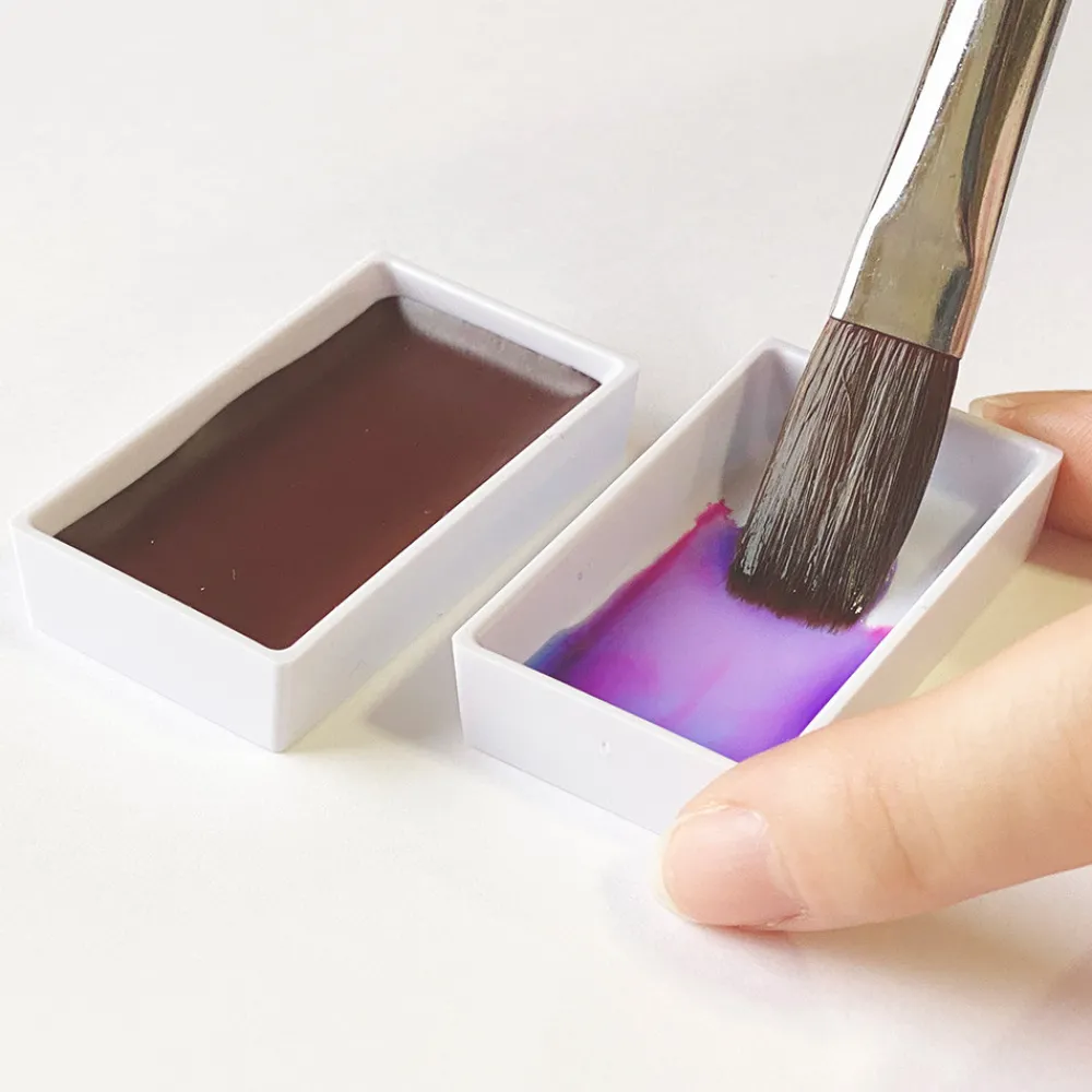 Kuretake Zestaw do ilustracji Watercolor Gansai Tambi Inktober 2025 - - 7 szt. > Zestawy Do Rysunku|Farby Akwarelowe