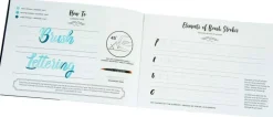 Manuscript Zestaw do kaligrafii i letteringu z książką - - Lettering Kit