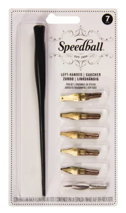 Speedball Zestaw do kaligrafii Left-Handed - - 7 szt.