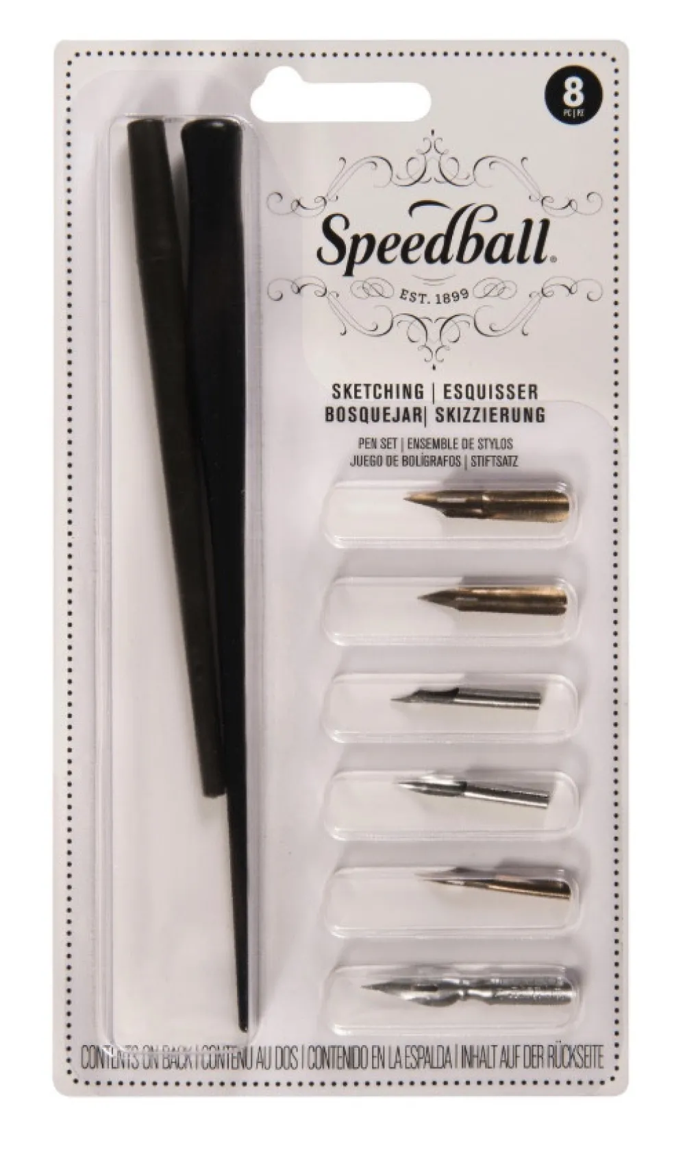 Speedball Zestaw do kaligrafii Sketching - - 8 szt. > Zestawy Do Kaligrafii