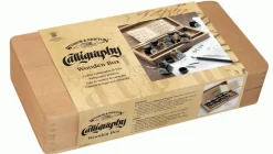 Winsor & Newton Zestaw do kaligrafii w drewnianym pudełku -