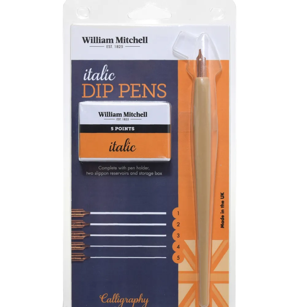William Mitchell Zestaw do kaligrafii - - Italic Dip Pens