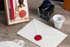 J.Herbin Zestaw do lakowania Eiffel Tower - - 3 szt. ><noscript><img width=