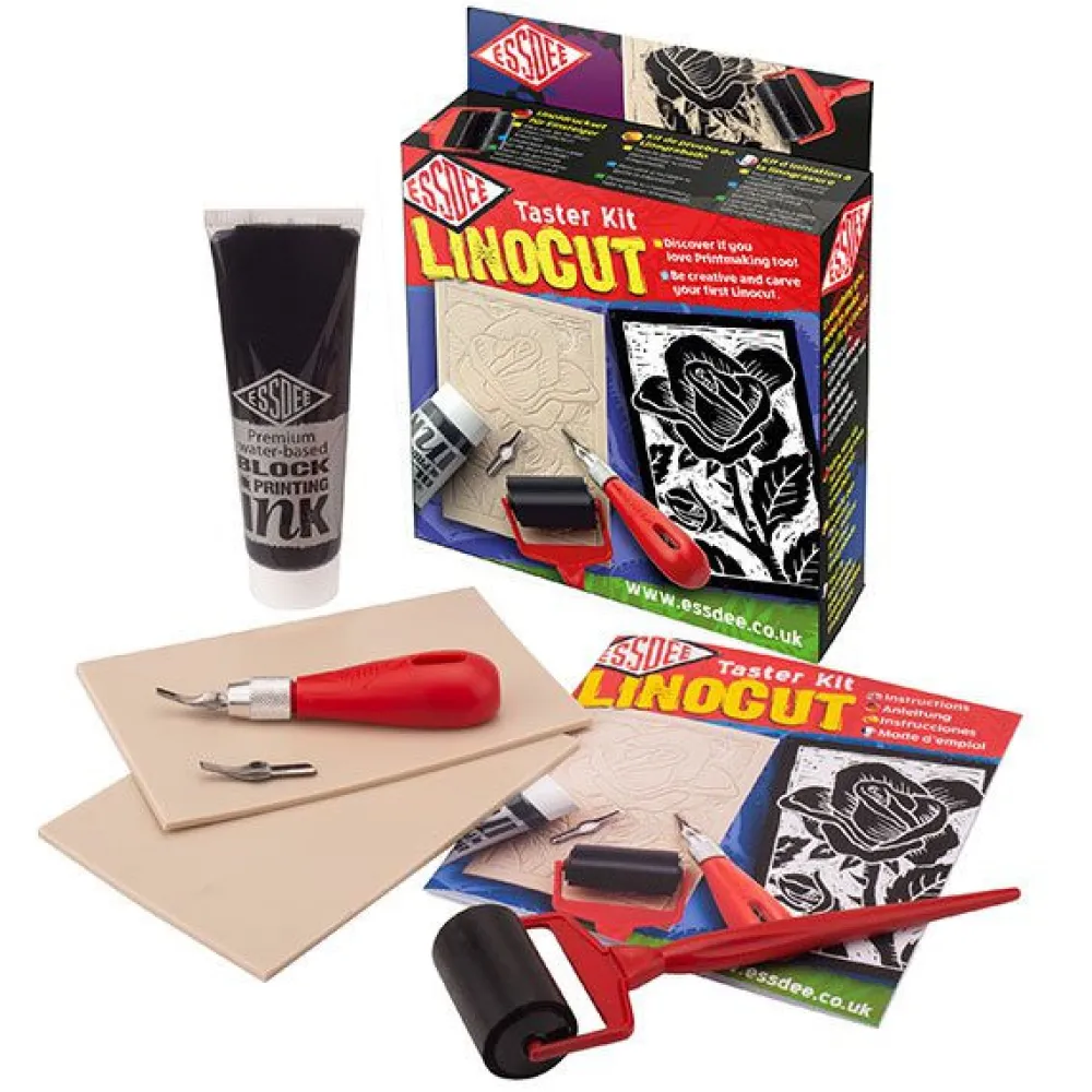 Essdee Zestaw do linorytu Linocut Taser Kit - - 8 szt. > Techniki Graficzne