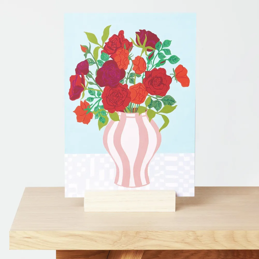 Rico Design Zestaw do malowania po numerach - - Red Roses > Malowanie Po Numerach