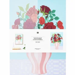 Rico Design Zestaw do malowania po numerach - - Red Roses ><noscript><img width=