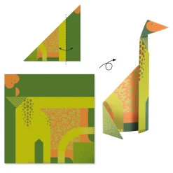 Djeco Zestaw do origami - - Dinozaury, 24 szt.