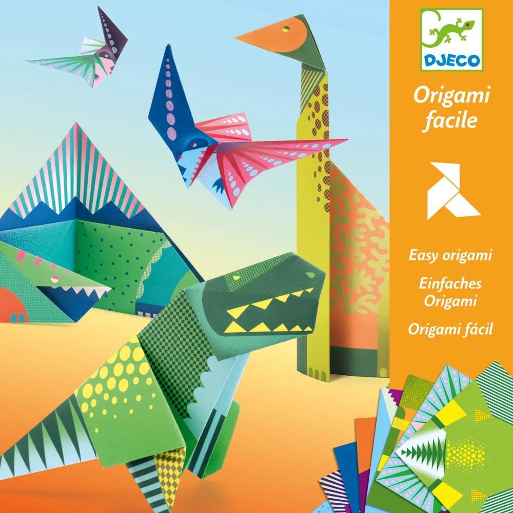 Djeco Zestaw do origami - - Dinozaury, 24 szt.