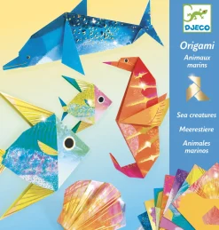 Djeco Zestaw do origami - - Morskie zwierzęta, 24 szt. > Papier Origami