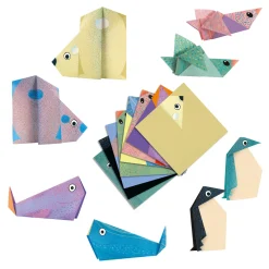 Djeco Zestaw do origami - - Zwierzęta polarne, 24 szt. ><noscript><img width=