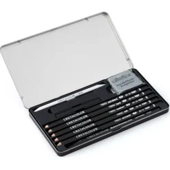 Cretacolor Zestaw do rysowania Deep Black Drawing Set - - 10 szt. > Zestawy Do Rysunku
