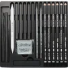 Cretacolor Zestaw do szkicowania Black Box - - 20 szt. > Zestawy Do Rysunku