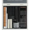 Cretacolor Zestaw do szkicowania Black & White Box - - 25 szt.