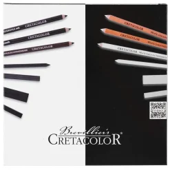 Cretacolor Zestaw do szkicowania Black & White Box - - 25 szt.