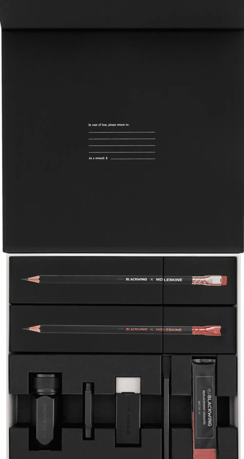 Moleskine Zestaw do szkicowania Graphite Lover’s - x Blackwing > Ołówki|Zestawy Do Rysunku