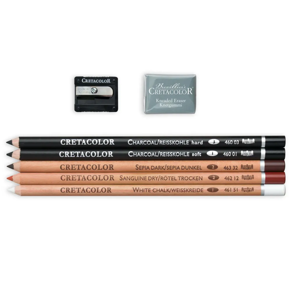 Cretacolor Zestaw do szkicowania Sketching Set - - 7 szt.