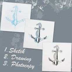Cretacolor Zestaw do szkicowania tatuaży Tattoo - - 14 szt.