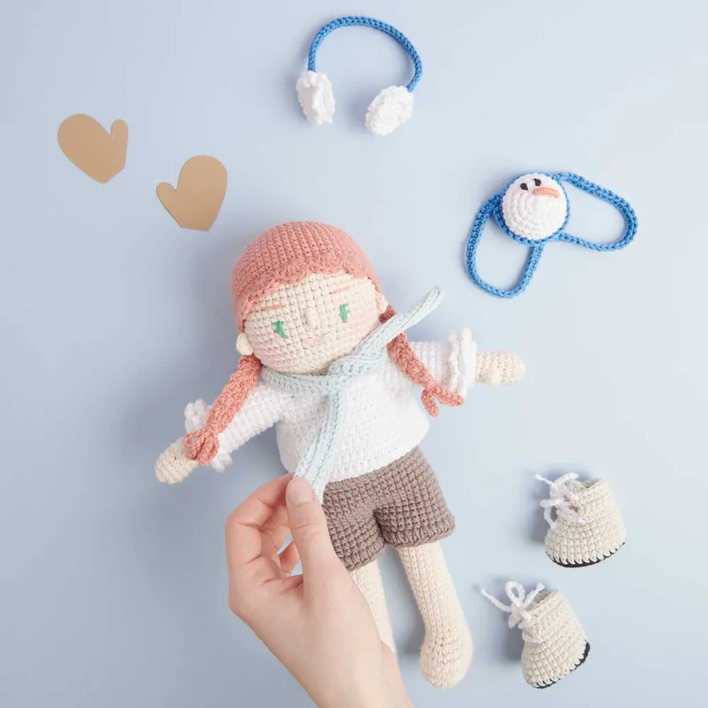 Rico Design Zestaw do szydełkowania Ricorumi Dollies - - Holiday Girlfriends > Zestawy Do Haftu