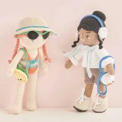 Rico Design Zestaw do szydełkowania Ricorumi Dollies - - Holiday Girlfriends ><noscript><img width=