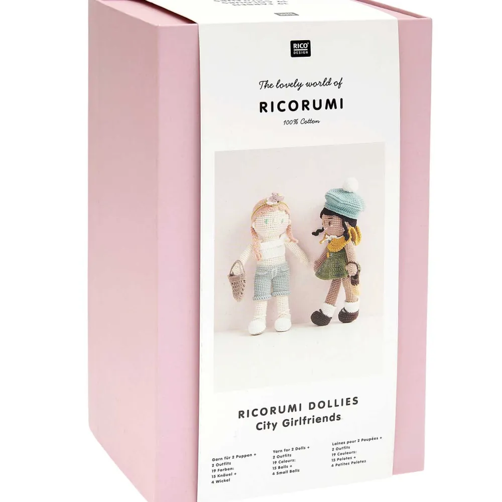 Rico Design Zestaw do szydełkowania Ricorumi Dollies - - City Girlfriends