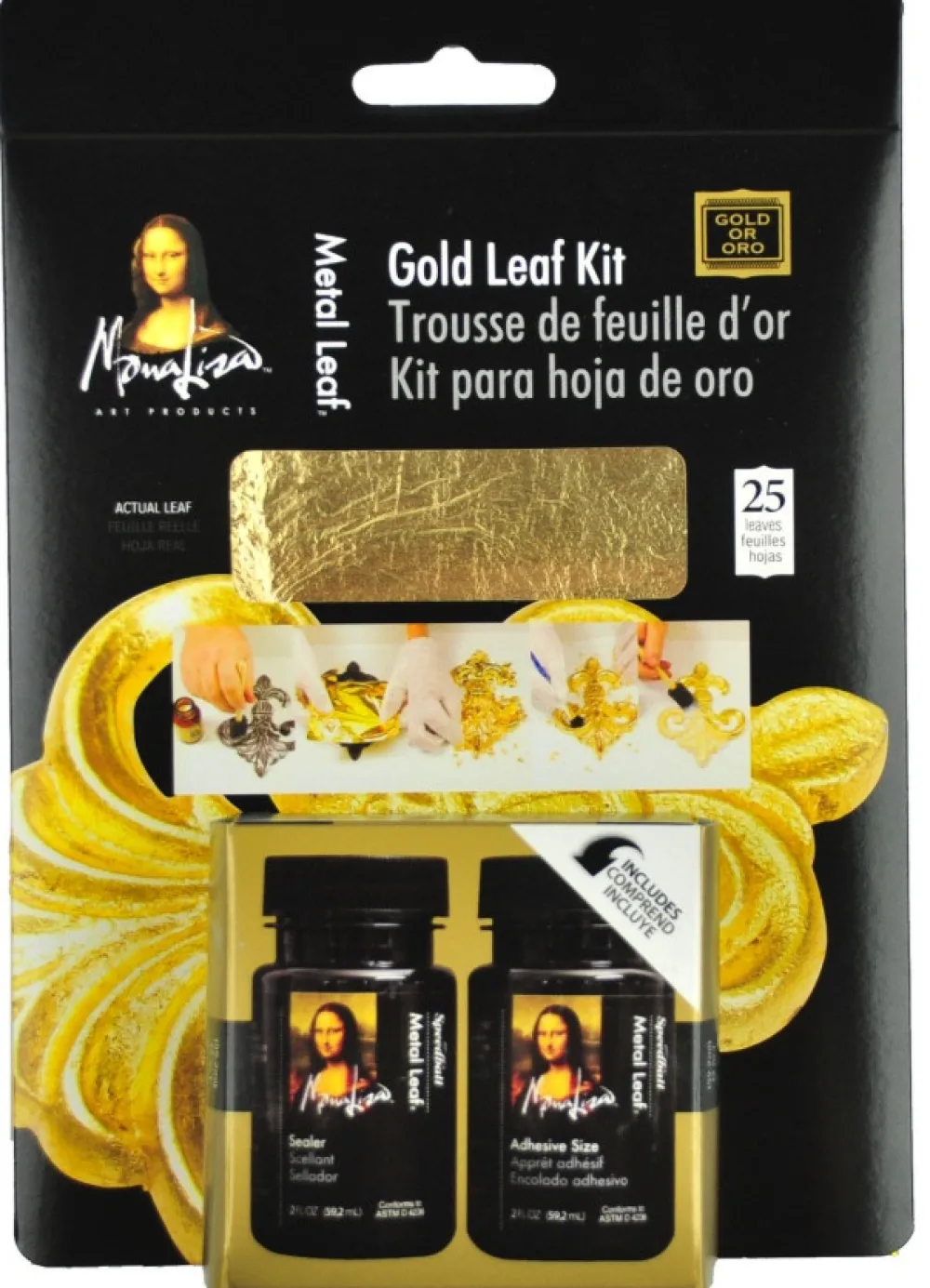 Speedball Zestaw do złoceń Mona Lisa - - Gold > Pozłotnictwo
