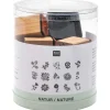 Rico Design Zestaw drewnianych stempli - - natura, 15 szt. > Tusze I Stemple