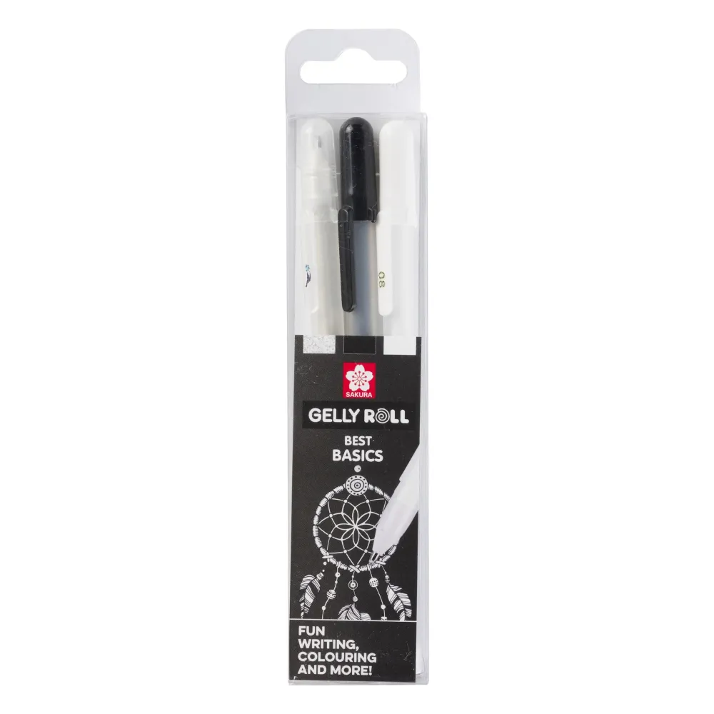 Sakura Zestaw długopisów żelowych Gelly Roll Best Basics - - 3 szt. > Długopisy Żelowe|Markery, Brushpeny I Pisaki