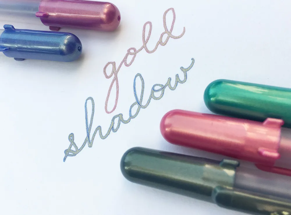 Sakura Zestaw długopisów żelowych Gelly Roll Gold Shadow - - 5 szt. > Długopisy Żelowe|Markery, Brushpeny I Pisaki