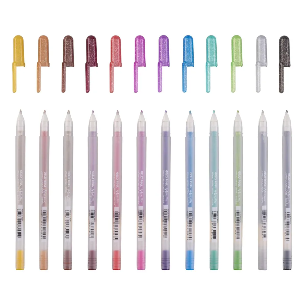 Sakura Zestaw długopisów żelowych Gelly Roll - - Metallic, 12 szt. > Długopisy Żelowe|Markery, Brushpeny I Pisaki