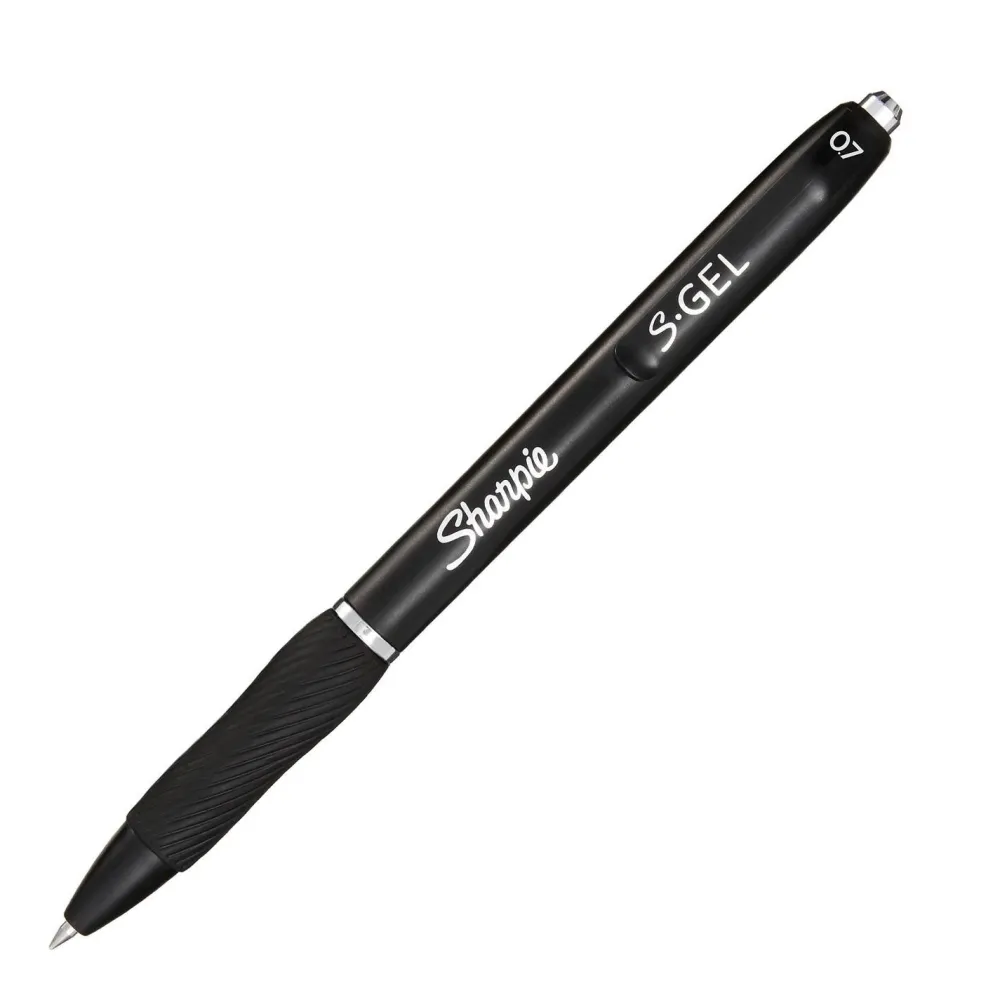 Sharpie Zestaw długopisów żelowych S-Gel - - czarne, 0,7 mm, 3 szt.