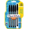 Paper Mate Zestaw długopisów InkJoy 100 - - czarne, 0,7 mm, 5 szt.