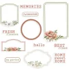 Piatek Trzynastego Zestaw elementów Frames and Words - Piątek Trzynastego - Farm Sweet Farm - 12 szt. > Papiery Do Scrapbookingu