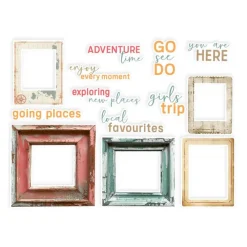 Piatek Trzynastego Zestaw elementów Frames & Words - Piątek Trzynastego - Travel Journal 13 szt.