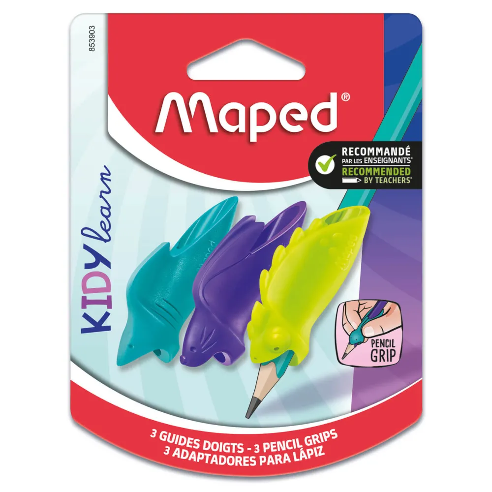 Maped Zestaw ergonomicznych nakładek na ołówek - - 3 szt. > Dzieci Długopisy I Ołówki Dla Dzieci