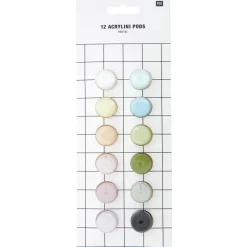 Rico Design Zestaw farb akrylowych Acrylini Neon - - 6 x 3,5 ml > Farby Akrylowe