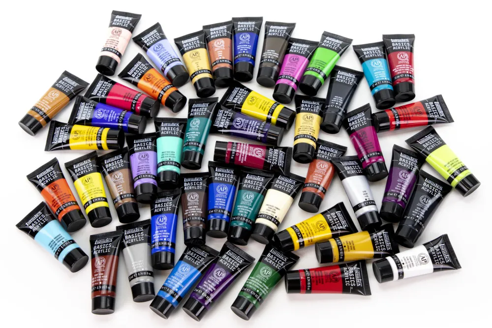 Liquitex Zestaw farb akrylowych Basics Acrylic - - 48 kolorów x 22 ml