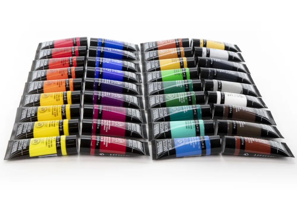 Liquitex Zestaw farb akrylowych Basics Acrylic - - 36 kolorów x 22 ml