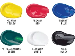 Liquitex Zestaw farb akrylowych Basics Acrylic - - 5 kolorów x 75 ml > Farby Akrylowe