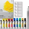 Winsor & Newton Zestaw farb akrylowych Galeria z akcesoriami - - 14 szt. > Farby Akrylowe